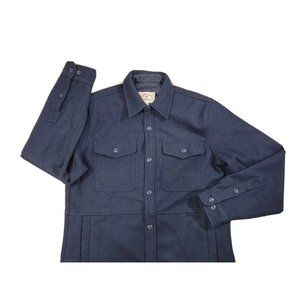 Brooks Brothers "Red Fleece" Wool Shacket Warm M Button Up Shirt